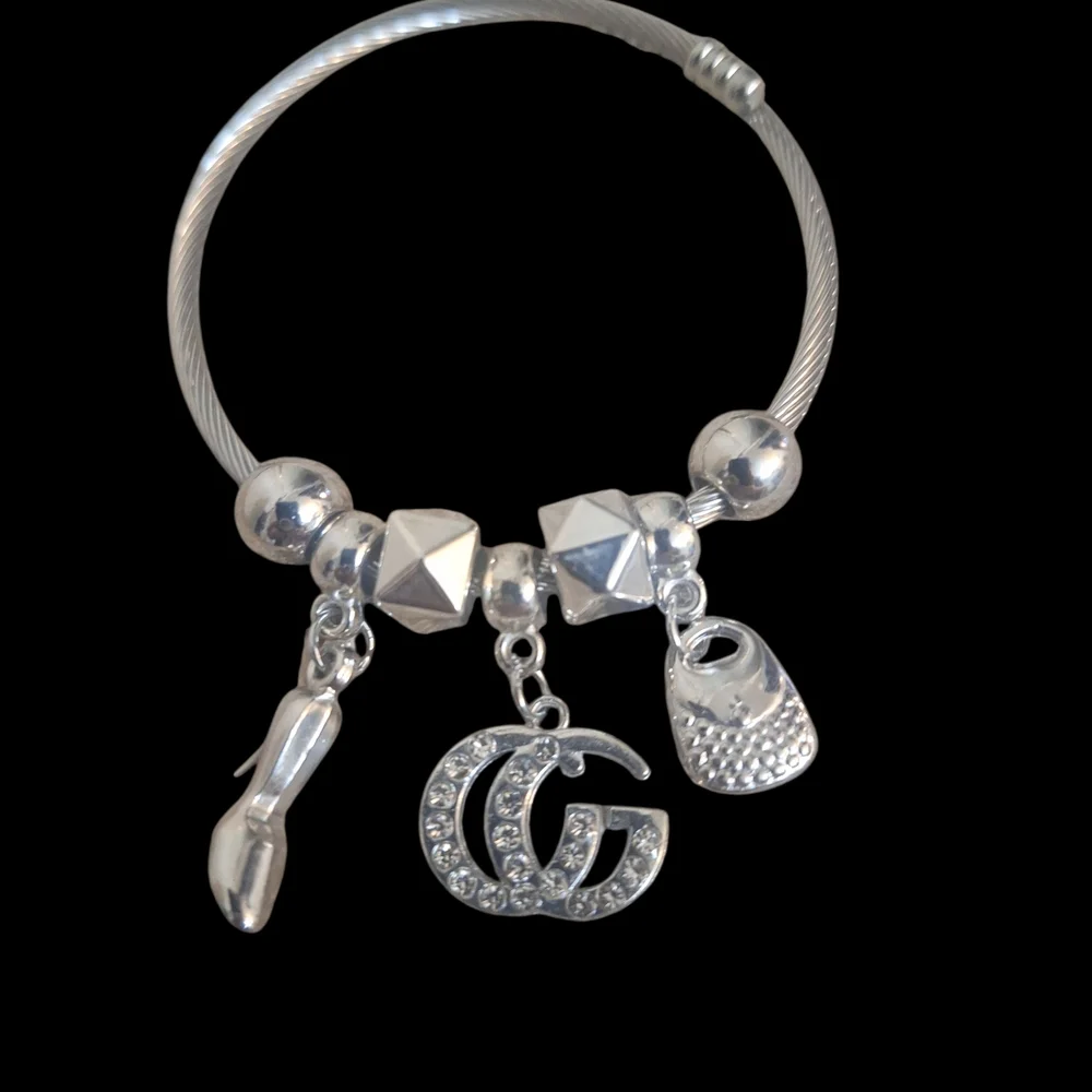 Silver Charm Bracelet
